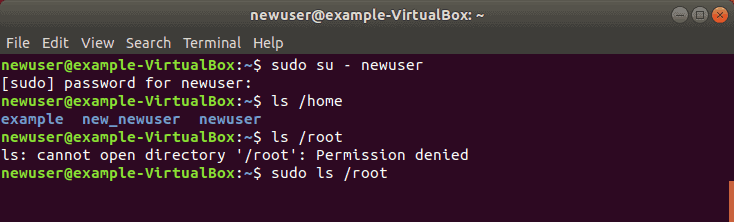 проверьте доступ sudo в Ubuntu